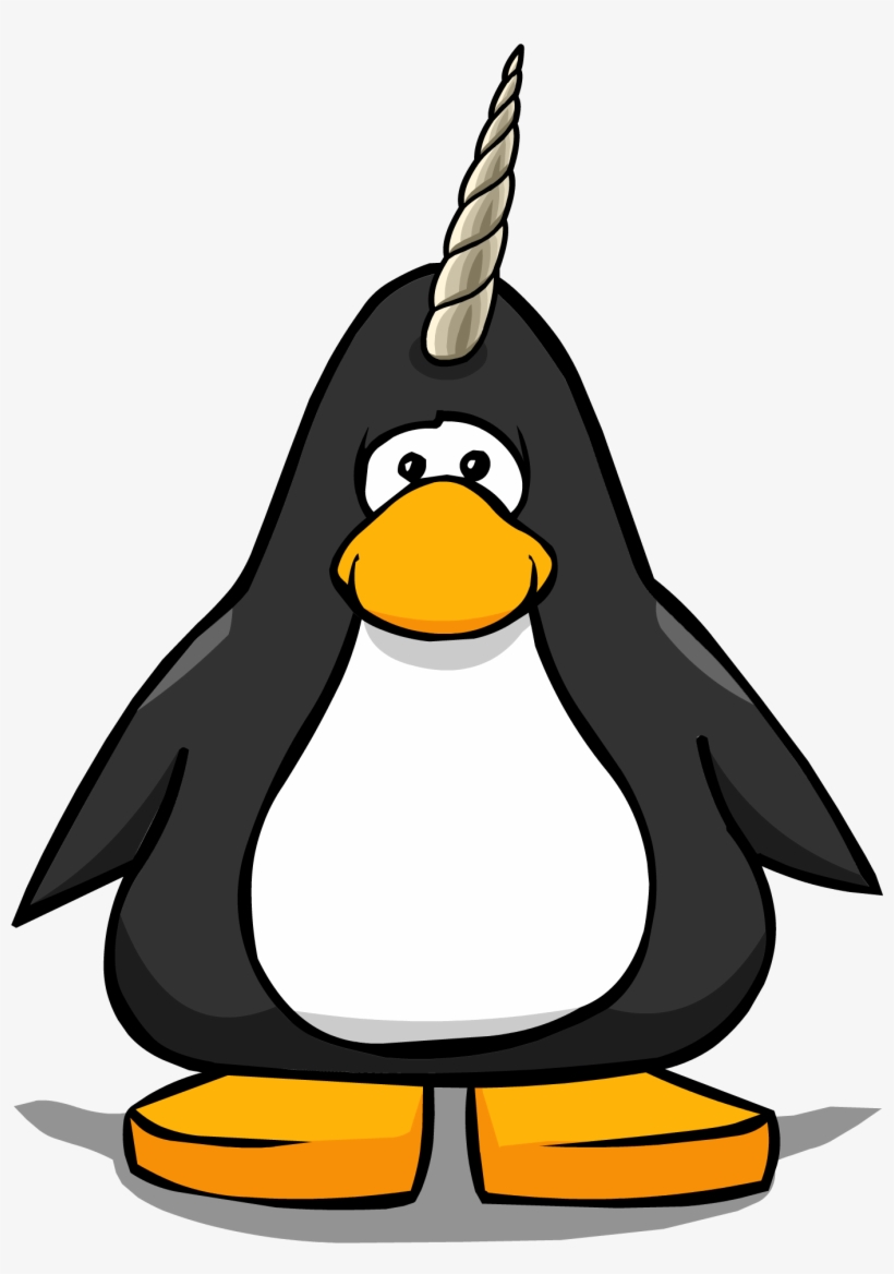 Unicorn Horn Pc - Penguin With A Horn, transparent png