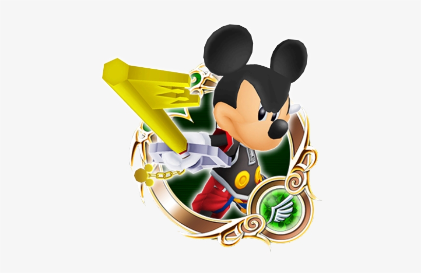 Kh Com King Mickey - Kingdoms Hearts Unchained Mickey Medal, transparent png