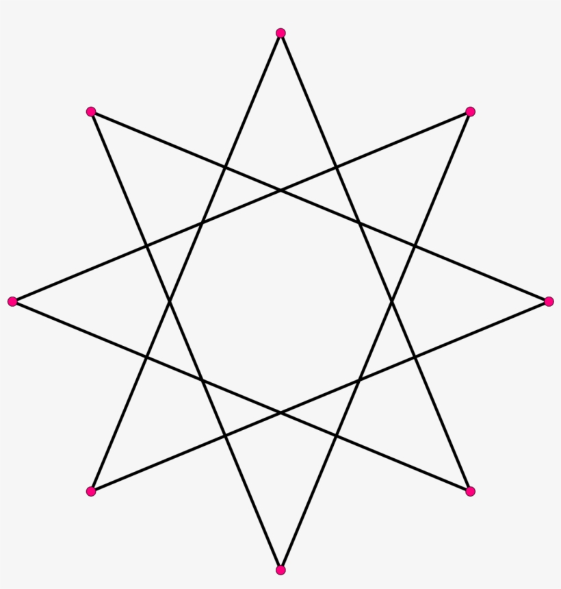 8 3 Star Polygon, transparent png