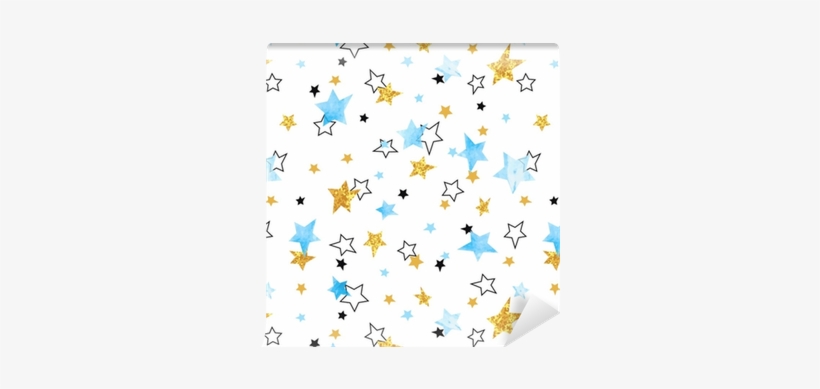 Seamless Stars Pattern - Vector Graphics, transparent png