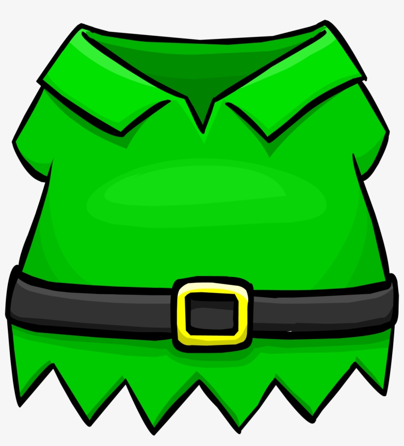 Elf Suit Clothing Icon Id 284 - Elf Shirt Clipart, transparent png
