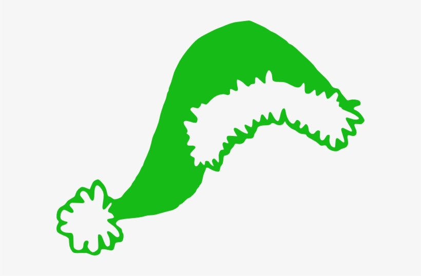 Elf Clipart Green Santa Hat - Green Christmas Hat Png, transparent png