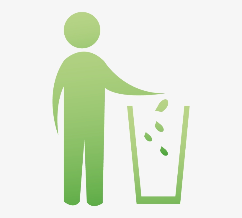 Trash Can Clipart Png Image - Green Trash Png, transparent png