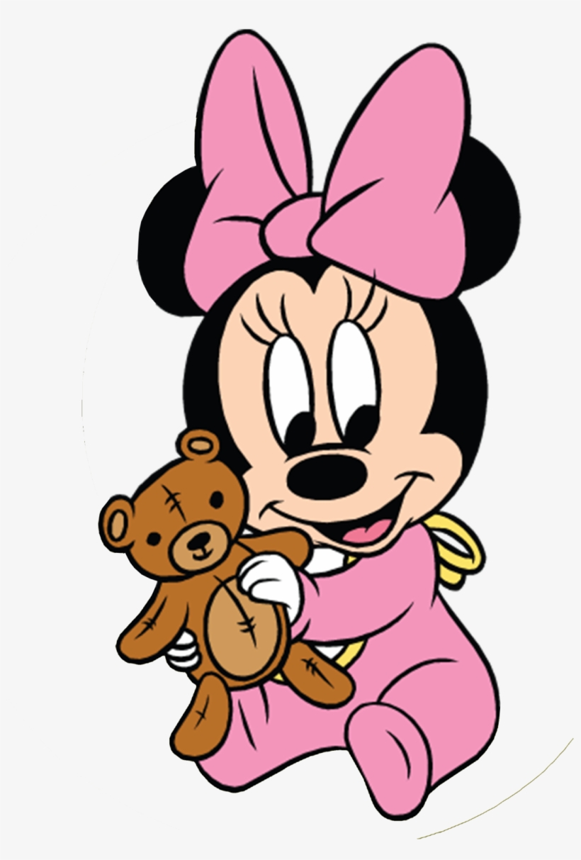 Clip Art Library Stock Png Pinterest Babies Babyminniemousepng - Disney Baby Minnie Pink Bow 5 Pc Crib Bedding Set, transparent png