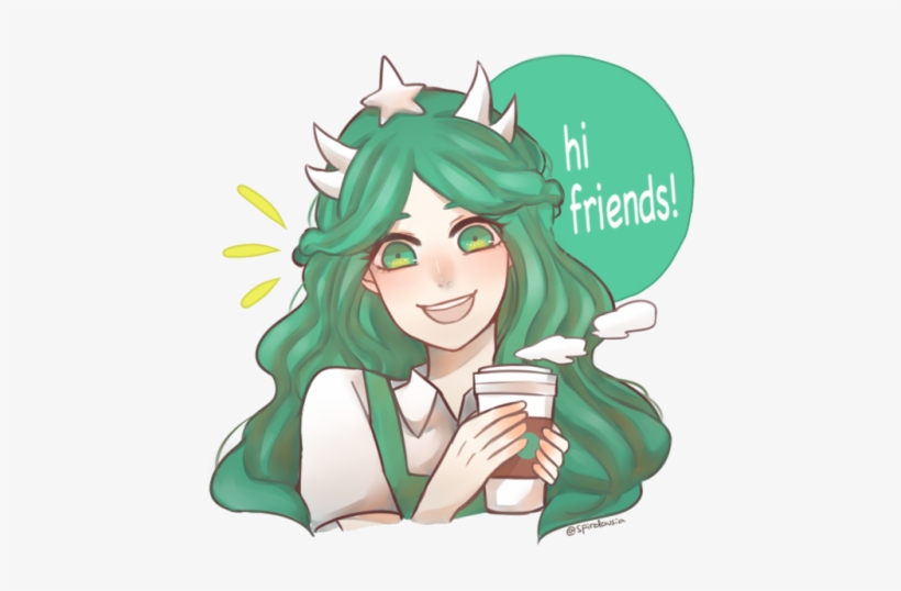 2 - “ - Starbucks Gijinka, transparent png