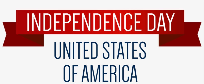 Usa Independence Day Banner Png - Banner Independence Day Png, transparent png