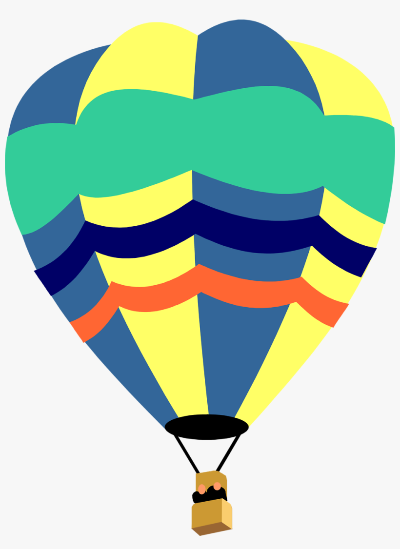 Hot Air Balloon Clipart - Hot Air Balloon Illustration Png, transparent png