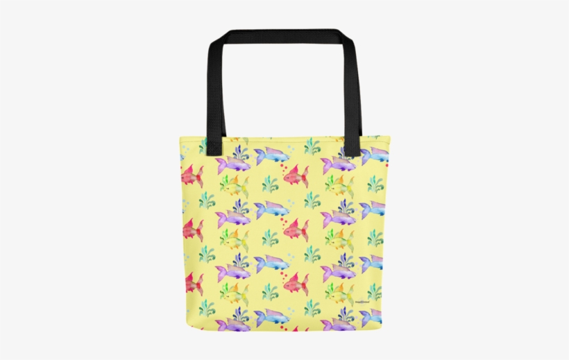 Watercolor Fish - Tote Bag, transparent png