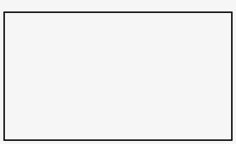 Rectangle Transparent - Black Outline Of Box, transparent png