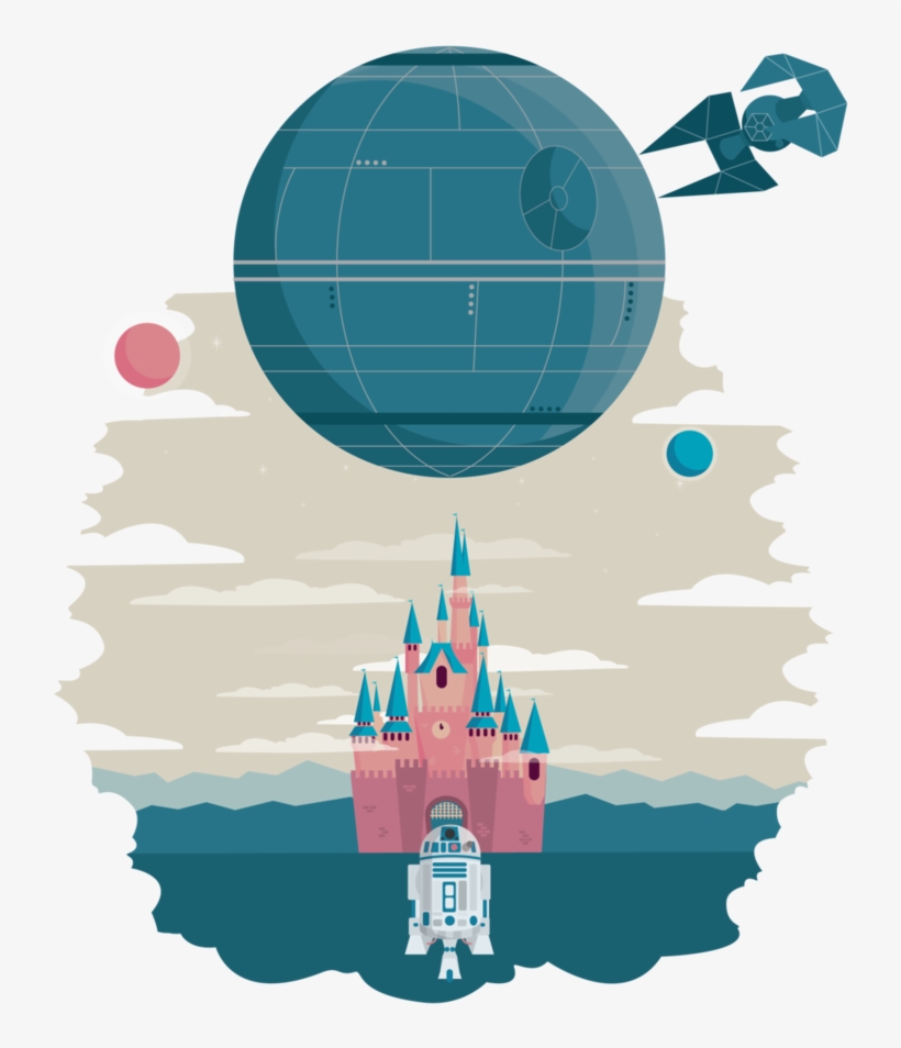 Graphic Free Library Disney And The Death By Millijane - Limited Edition Wall Art, transparent png
