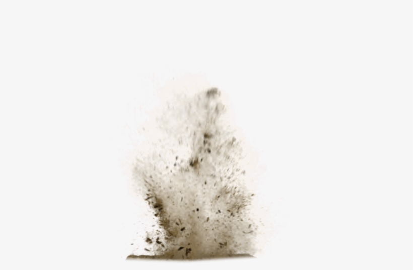 Dirt Explosion - Flying Debris Png, transparent png