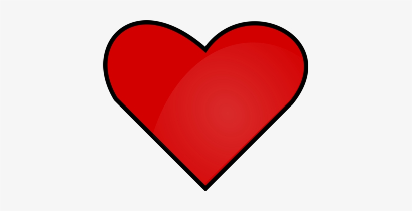 Heart Computer Icons Red Download Color - Red Heart Cartoon, transparent png