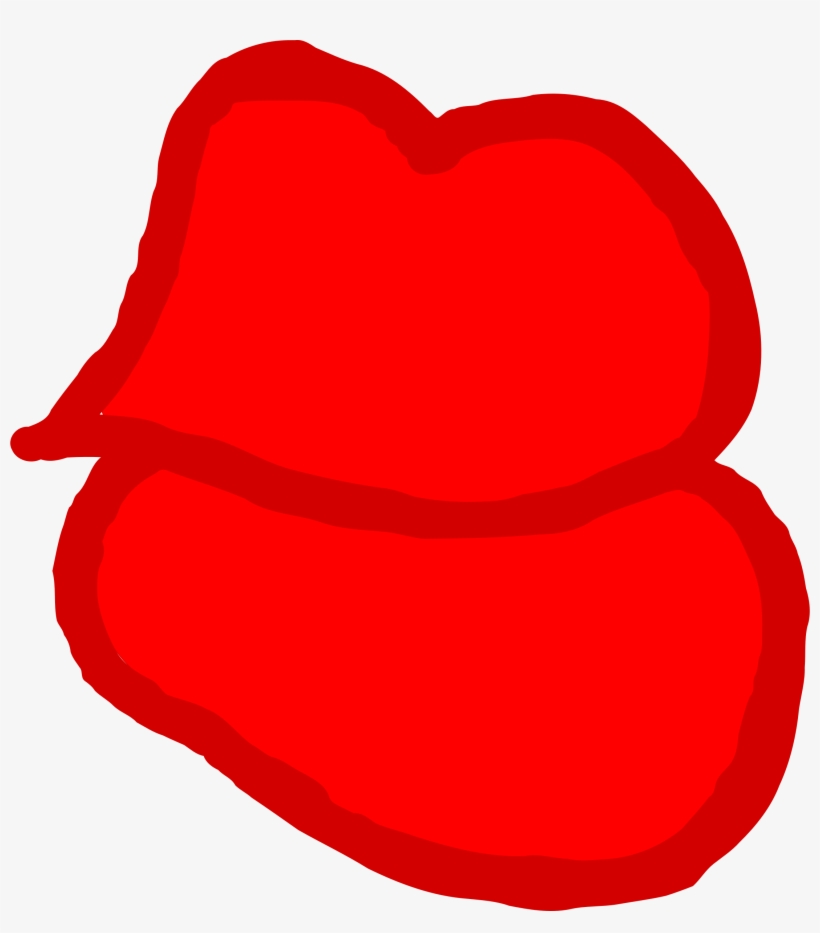Touch Drawing Lip Kiss Huge Freebie Download For Powerpoint - Lip, transparent png
