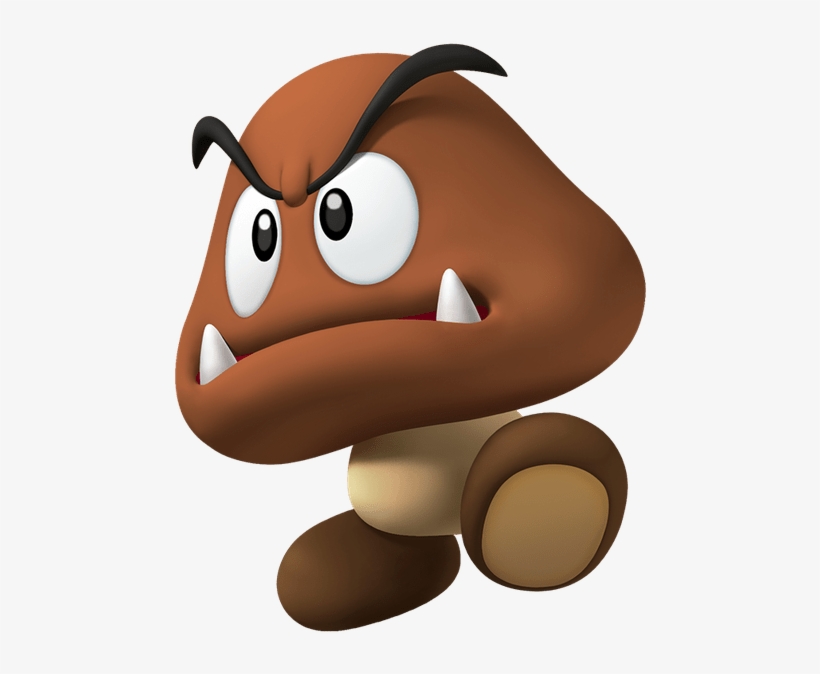 Goombansmbw - Goomba From Mario, transparent png