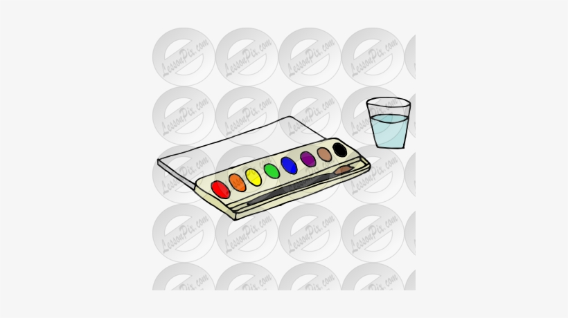 Watercolor Clipart Art Classroom - Watercolor Painting, transparent png