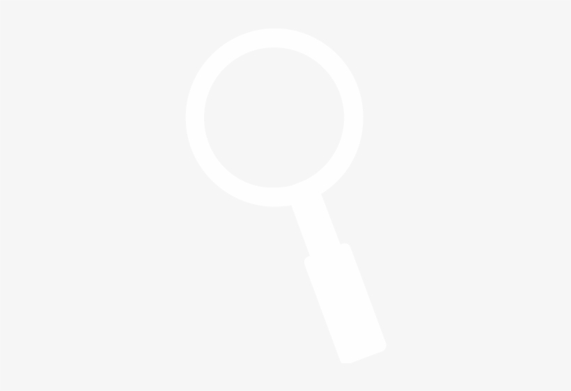 White Magnifying Glass Png Banner Library Library - Magnifying Glass Icon White, transparent png