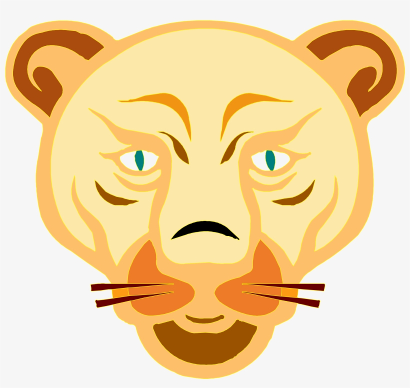 Lion Face Svg File, transparent png