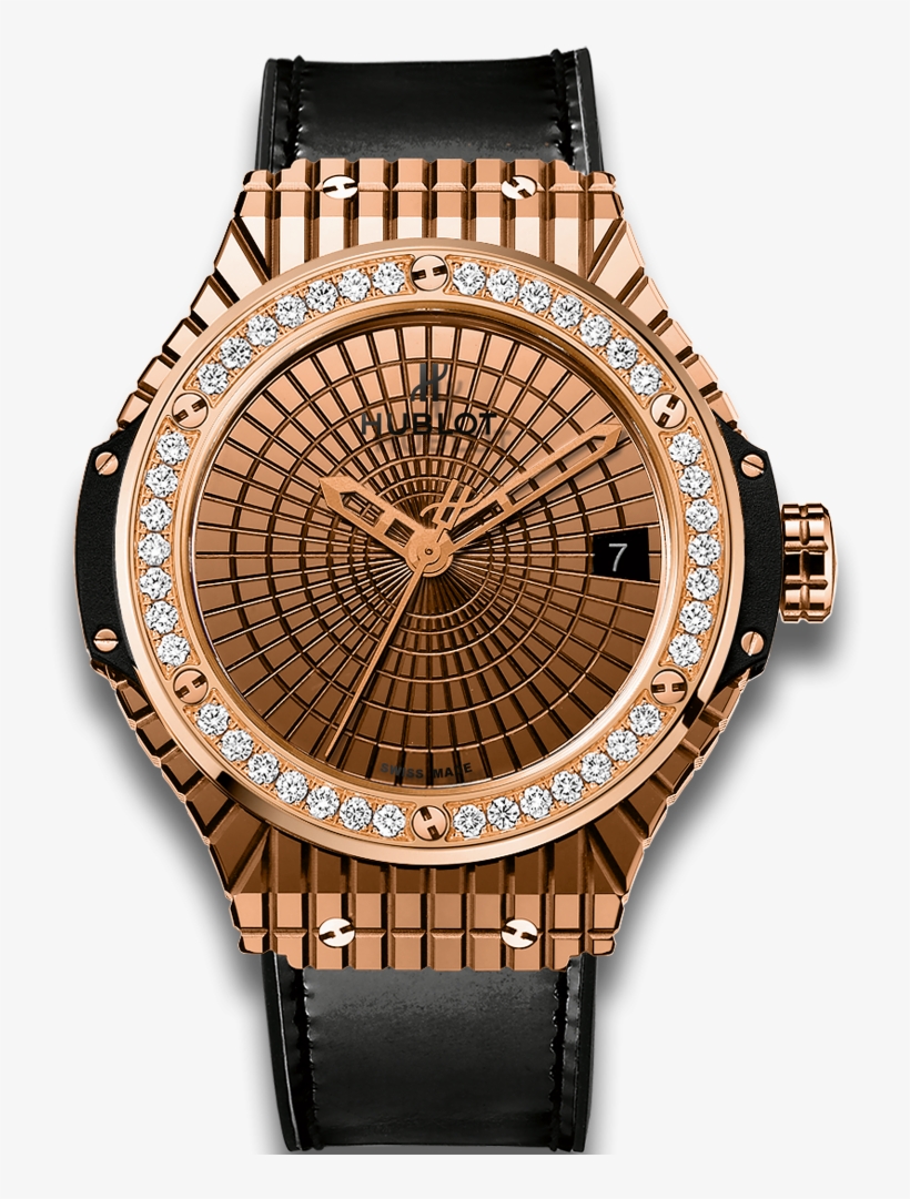 Big Bang Caviar Gold Diamonds - Hublot Big Bang Caviar Gold, transparent png