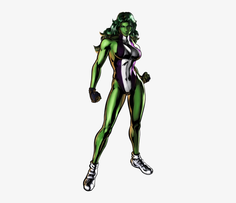 She-hulk - Marvel Vs Capcom 3 She, transparent png