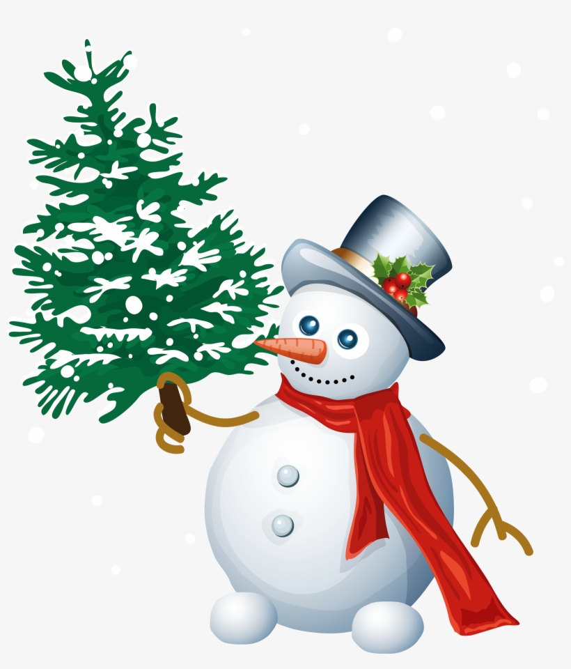 Snowman - Christmas Snowman Clipart Png, transparent png