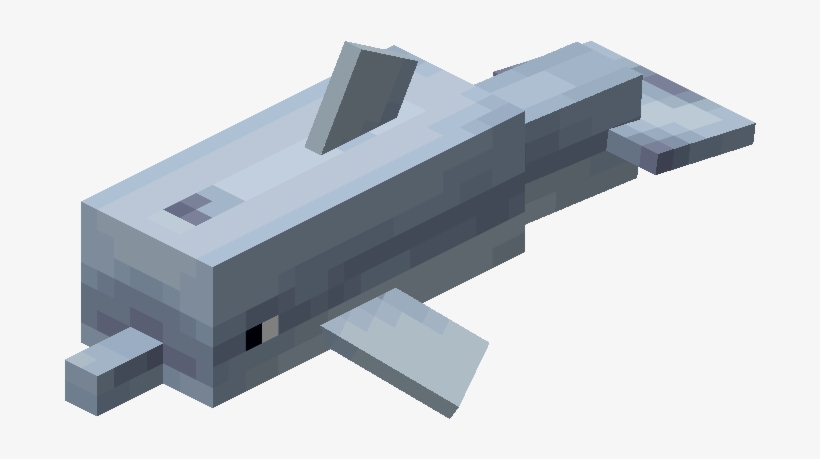 Dolphin - Minecraft Dolphin, transparent png