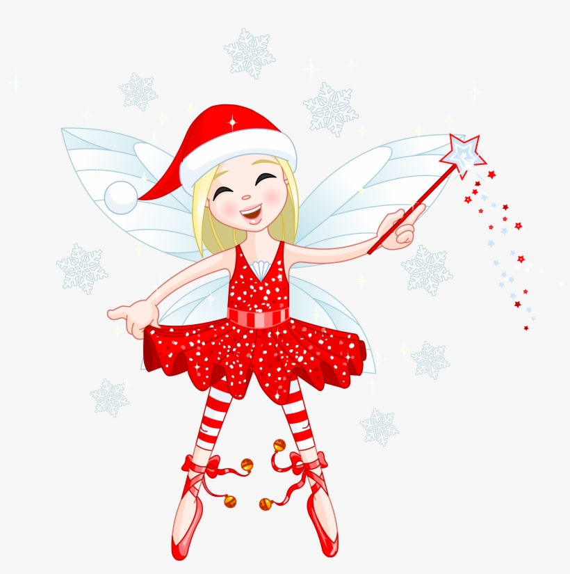 Cute Red Elf Png Gallery Yopriceville High - Christmas Fairy Clip Art, transparent png