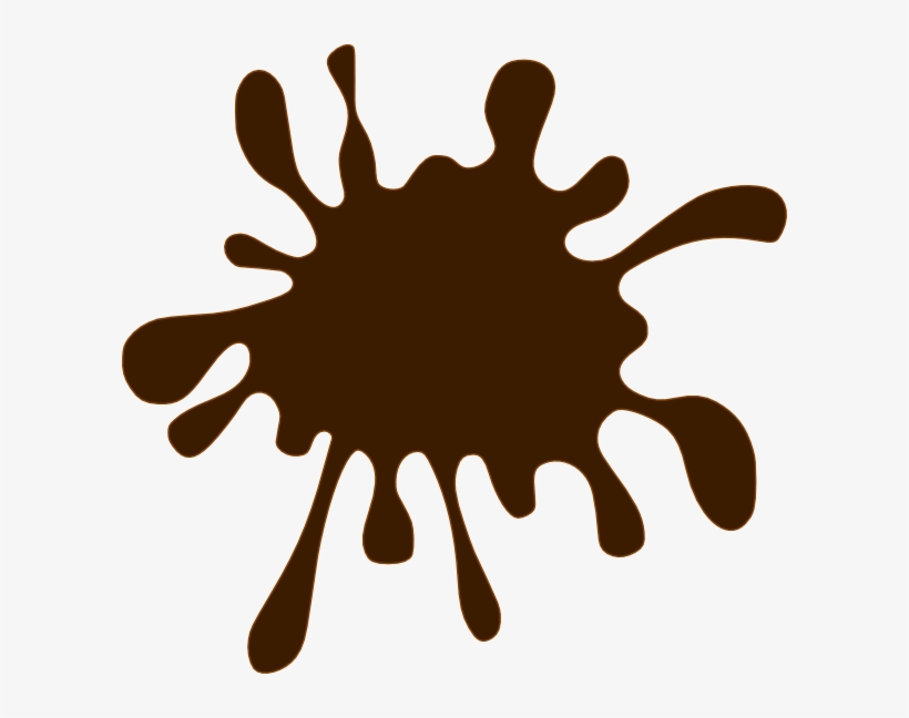 Muddy Puddle Png Jpg Royalty Free Download - Black Paint Splatter Clip Art, transparent png