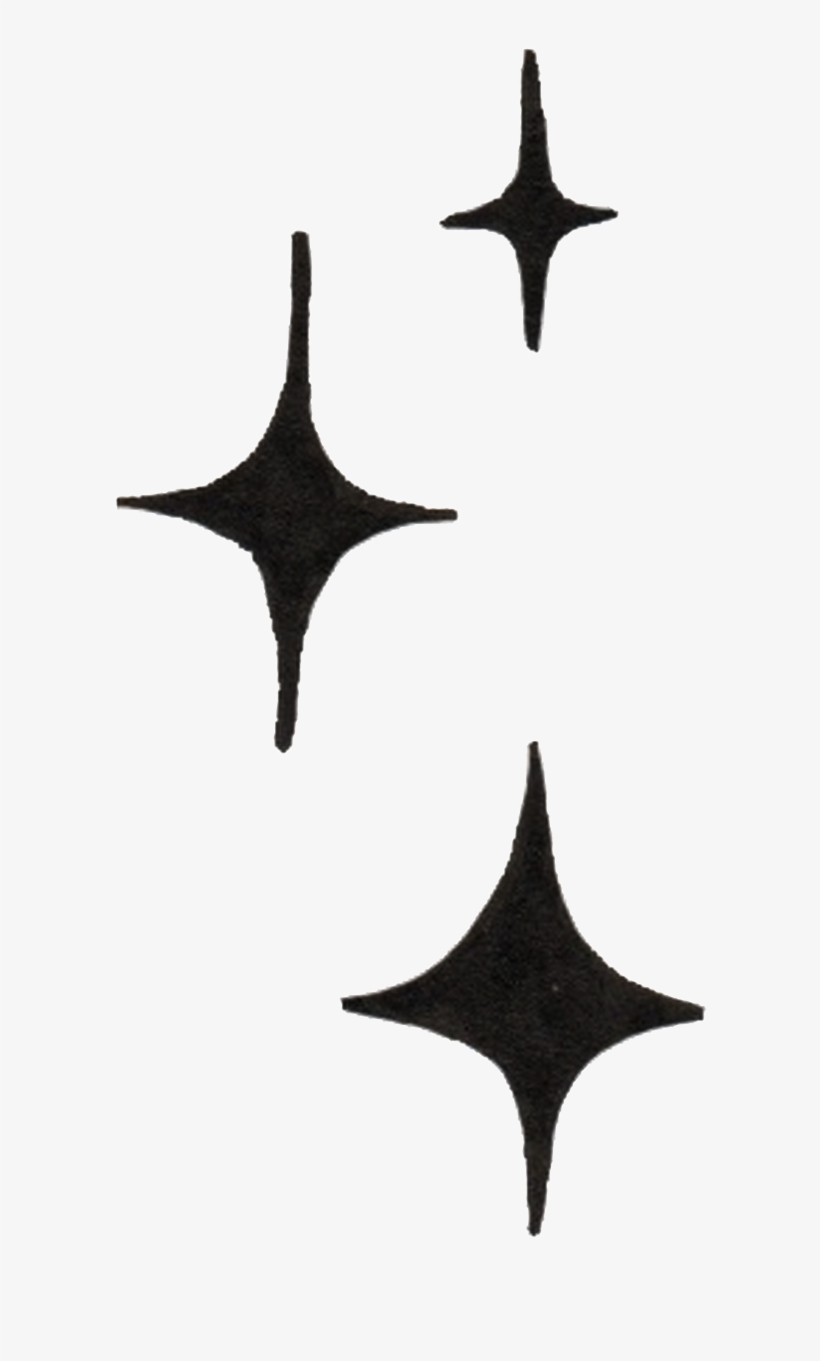 This Graphics Is Black Stars Transparent Decorative - Portable Network Graphics, transparent png