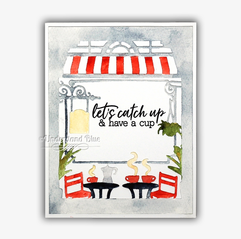 So I Cut The Cafe From The Kit Out Of Watercolor Paper - Illustration, transparent png