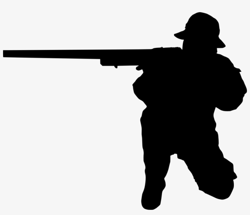 Png File Size - Transparent Soldier Black Silhouette, transparent png