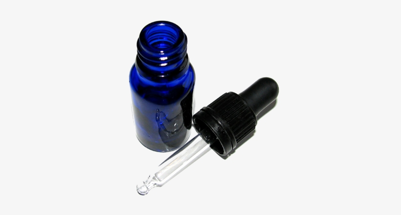 Essential Oil Bottle Png - Blue Essential Oil Bottle Png, transparent png