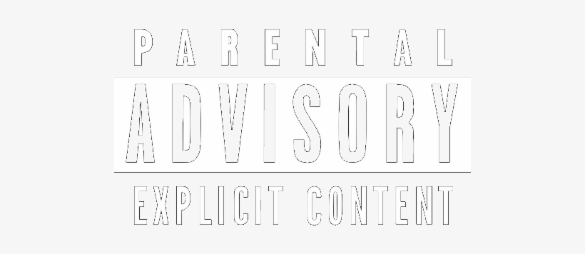 Parental Advisory Cut Out, transparent png