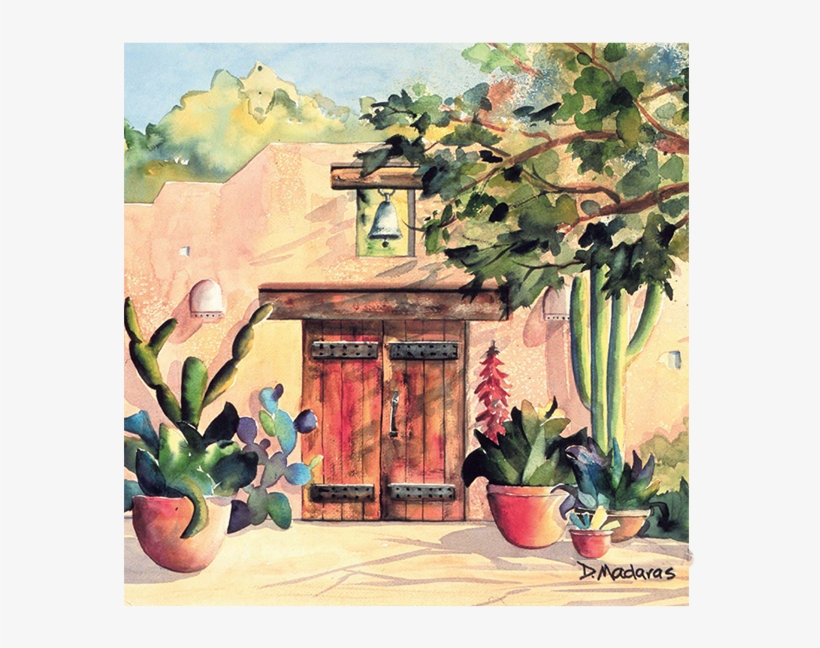 Beth's Gate By Diana Madaras - Southwest Glassware, transparent png