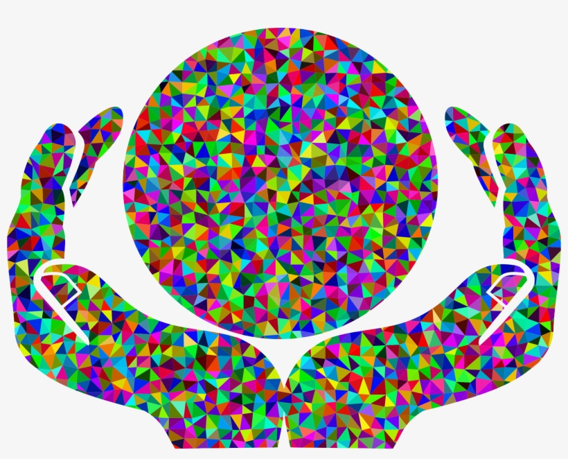 This Free Icons Png Design Of Prismatic Low Poly World, transparent png