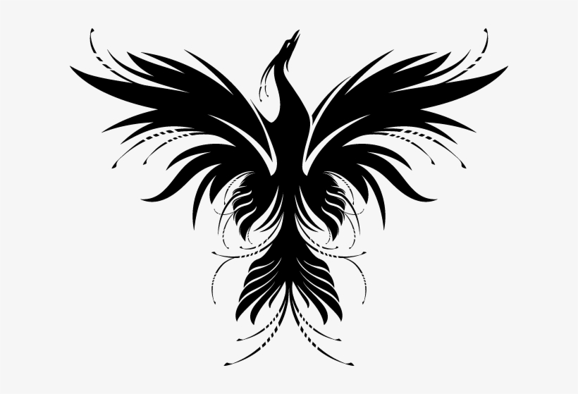 Clip Art Library Phoenix Rising Pilates - Tribal Phoenix Rising, transparent png