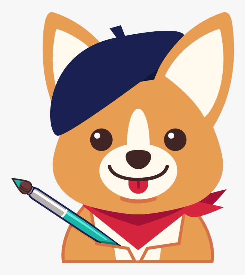 Corgi Clipart, transparent png