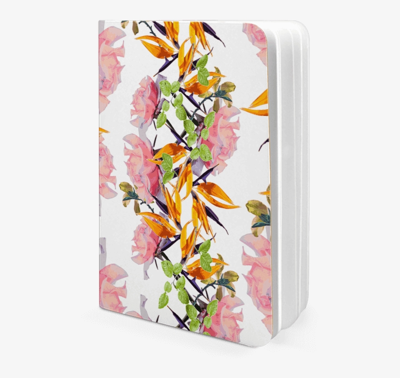 Dailyobjects Lush Watercolor Florals A5 Notebook Plain - Bouquet, transparent png