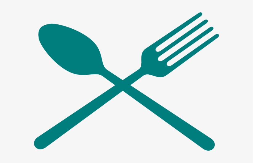 Fork And Spoon Cross Clip Art At Clker - Spoon And Fork Clipart Png, transparent png