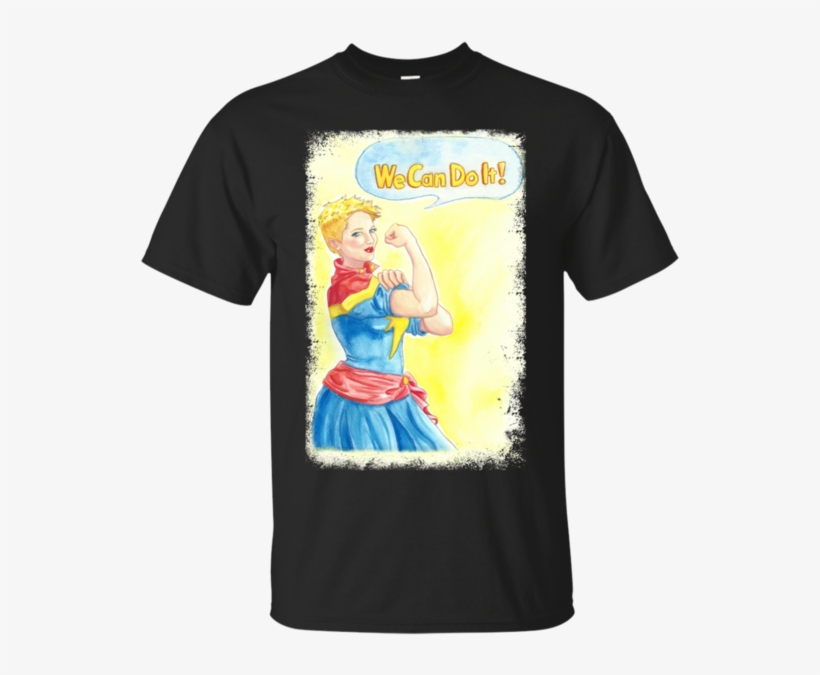 Marvel - Watercolor Ms Marvel Bomber T Shirt, transparent png