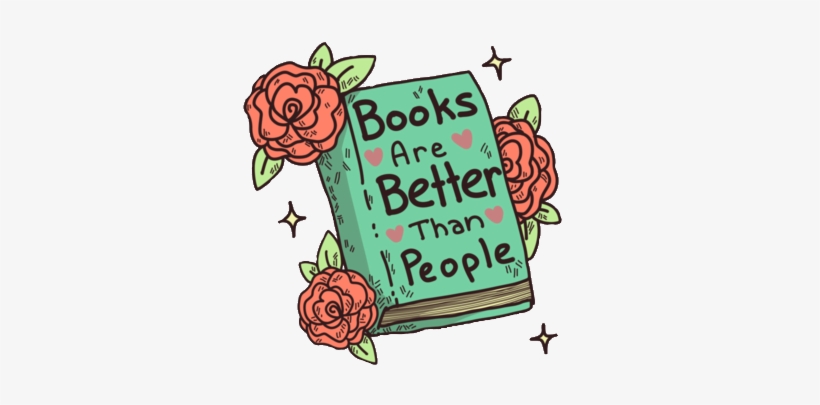 Books Are Better Than People, transparent png