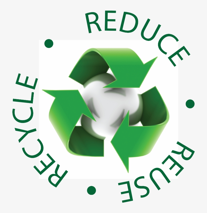 Png Black And White Stock Reduce Reuse Recycle St Peters - Recycle Reduce Reuse Symbol, transparent png