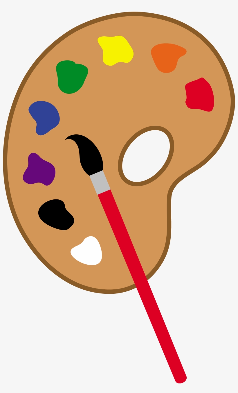 Png Freeuse Library Image Clipartix - Paintbrush And Paint Clipart, transparent png
