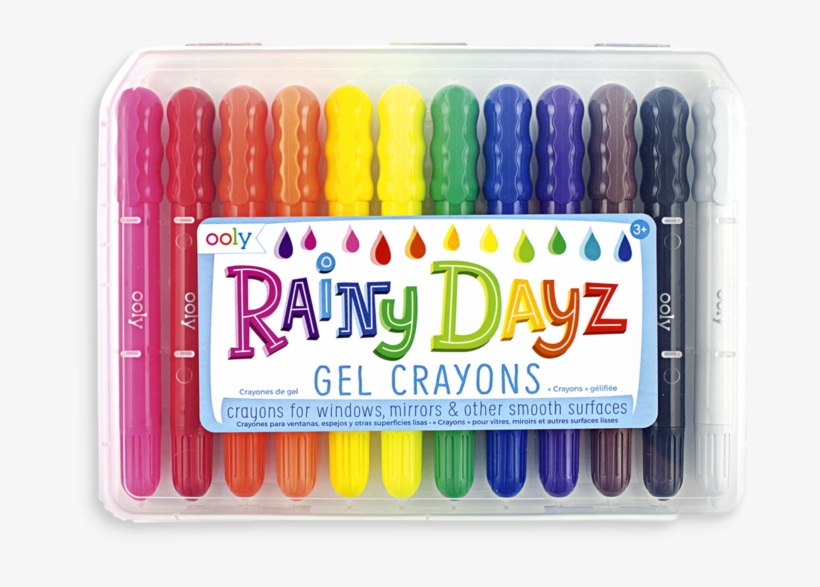 Little Wonder Coloring Gift Set For Girls - Rainy Dayz Gel Crayons - Set Of 12, transparent png