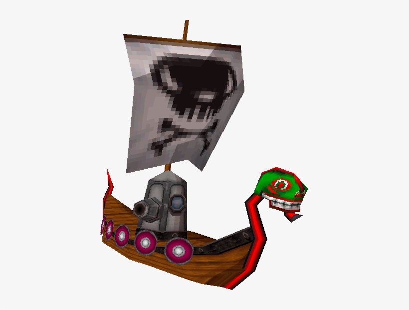 Spirit Tracks Pirate Ship Artwork - The Legend Of Zelda: Spirit Tracks, transparent png