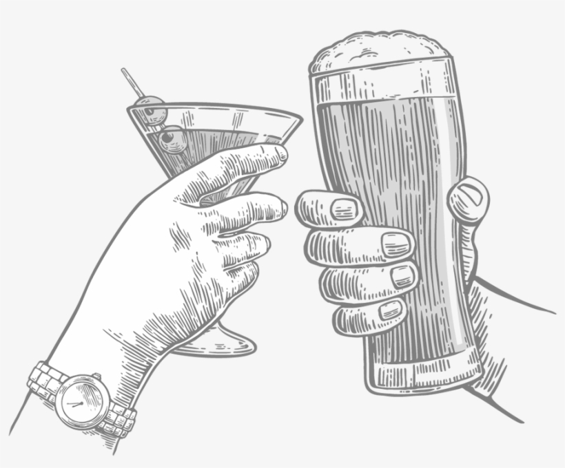 Cocktail Drawing At Getdrawings Com Free For - Cocktail Drawing Png, transparent png