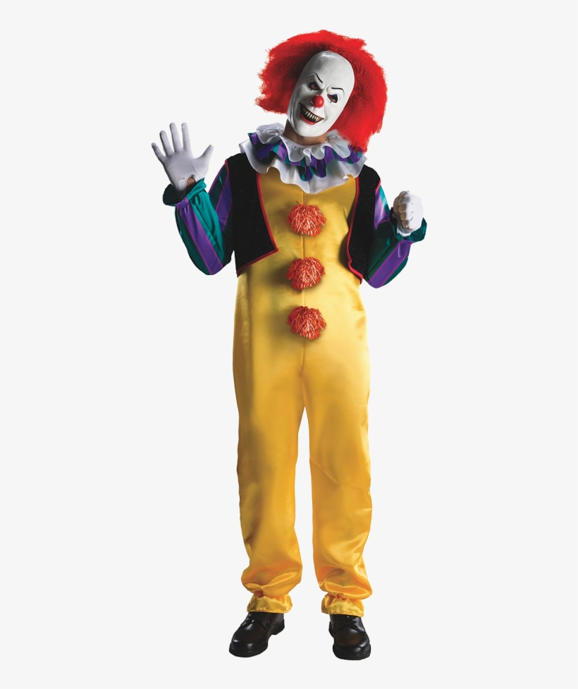 Pennywise Clown Costume & Mask - Killer Clown Costume Kids, transparent png