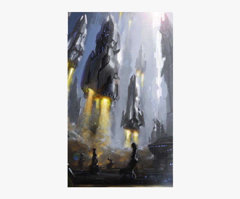 Large Frigate, Carrier Support - Painting, transparent png