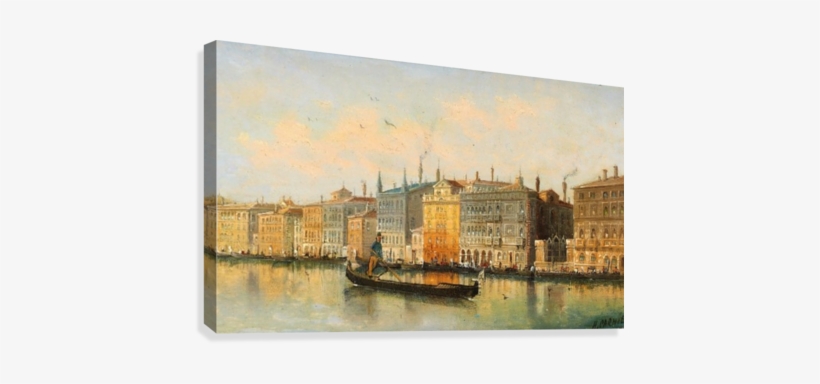 Gondel In Venedig Canvas Print - Gondola, transparent png
