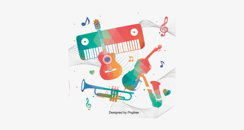 Cartoon Non Mainstream Musical Instrument Music, Non - Music, transparent png