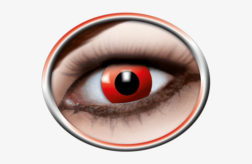 The Red Devil Contact Lens Is Not Available At The - Bach Optic Dunkelrote Kontaktlinsen, transparent png